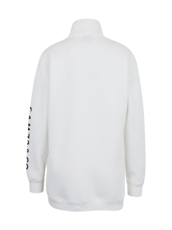 Sam 73 Bílá dámská mikina na zip SAM 73 Asajj