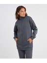 Sam 73 Šedá dámská žíhaná mikina na zip SAM 73 Asajj