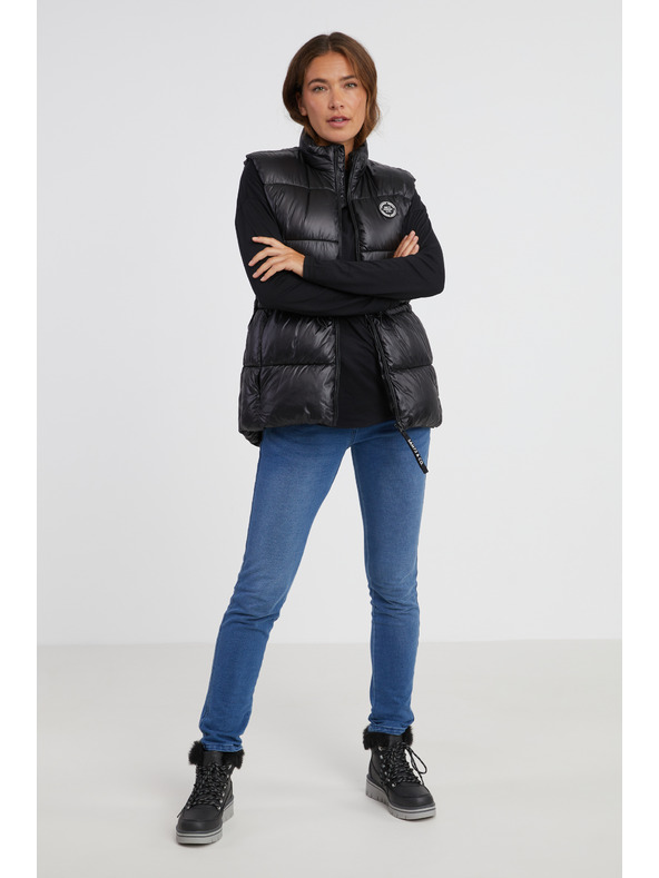 Sam 73 Černá dámská prošívaná vesta SAM 73 Charlotte