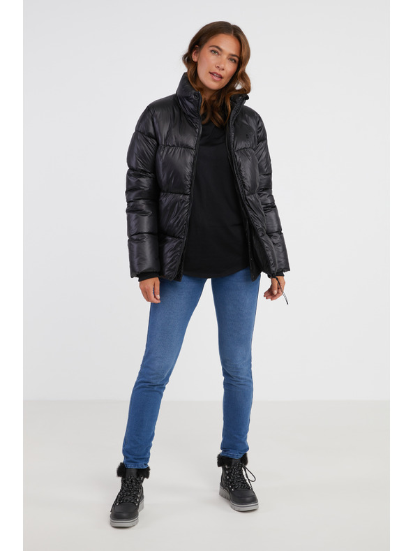 Sam 73 Černá dámská zimní prošívaná bunda SAM 73 Jamie