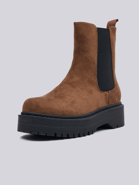 Sam 73 Hnědé dámské kotníkové boty SAM 73 Lacerta