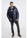 Sam 73 Tmavě modrá pánská zimní prošívaná bunda SAM 73 Loki