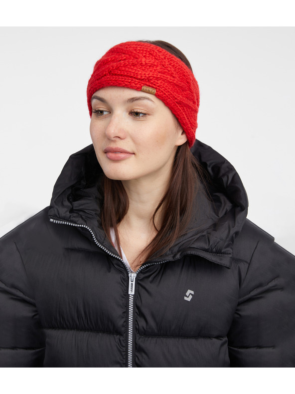 Sam 73 Červená dámská pletená čelenka SAM 73