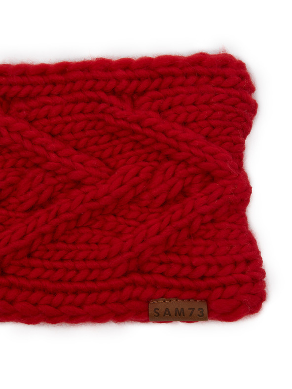 Sam 73 Červená dámská pletená čelenka SAM 73
