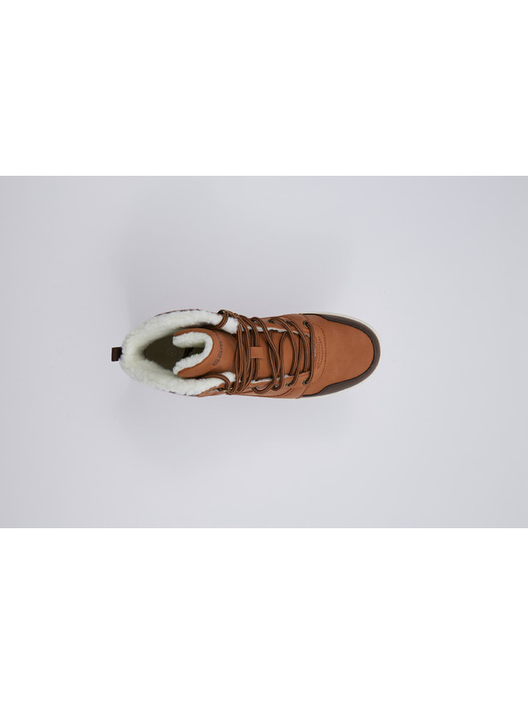Sam 73 Hnědé pánské zimní kotníkové boty SAM 73