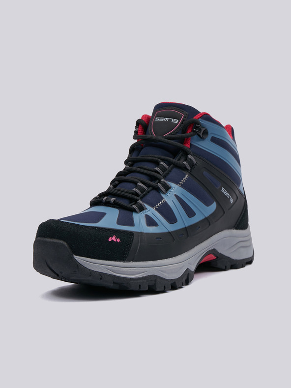 Sam 73 Modré dámské zimní kotníkové boty SAM 73