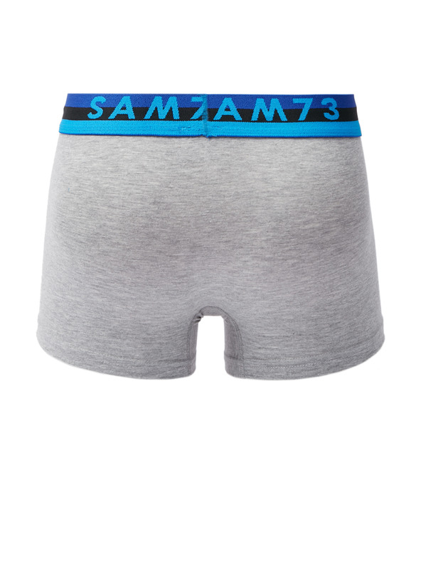 Sam 73 Sada dvou pánských boxerek v šedé a černé barvě SAM 73 Hiddenit