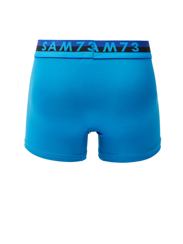 Sam 73 Sada dvou pánských boxerek v modré a černé barvě SAM 73 Hyacint