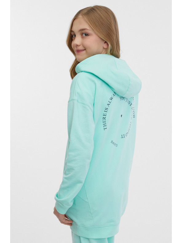 Sam 73 Tyrkysová holčičí mikina SAM 73 Peppa