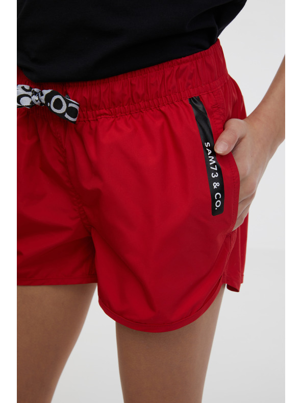 Sam 73 Červené holčičí kraťasy SAM 73 Winnie