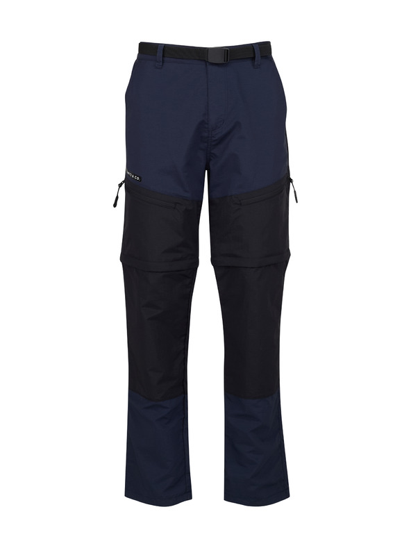 Sam 73 Tmavě modré pánské kalhoty s odepínacími nohavicemi SAM 73 Caleb