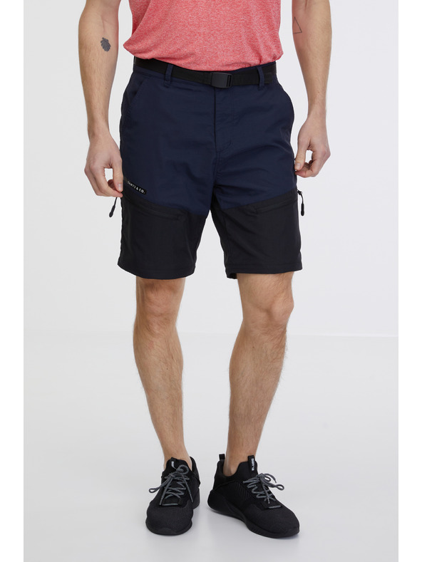 Sam 73 Tmavě modré pánské kalhoty s odepínacími nohavicemi SAM 73 Caleb