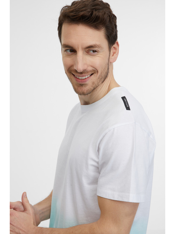 Sam 73 Modro-bílé pánské tričko SAM 73 Vito