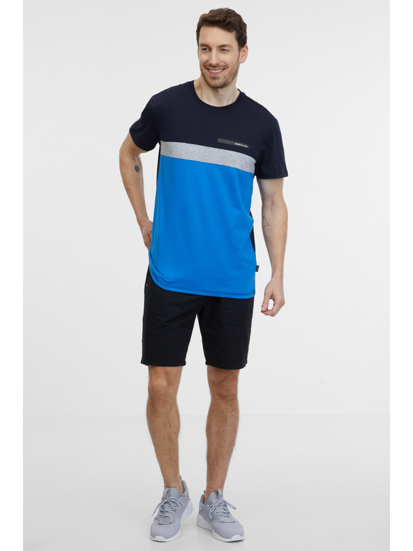 Sam 73 Modro-černé pánské tričko SAM 73 Ernesto