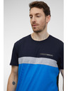Sam 73 Modro-černé pánské tričko SAM 73 Ernesto