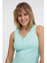 Sam 73 Tyrkysové dámské tílko SAM 73 Manuela