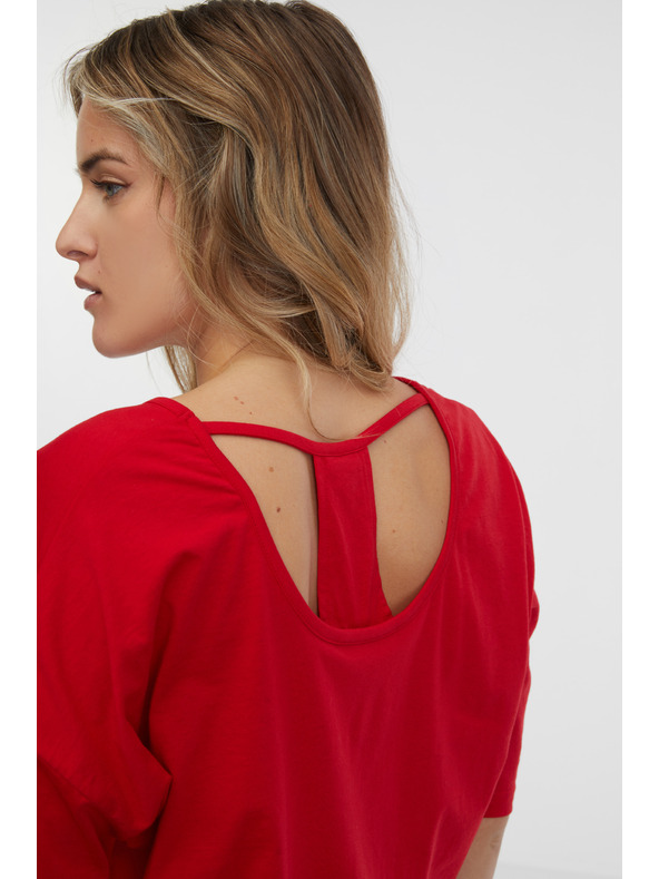 Sam 73 Červené dámské tričko SAM 73 Carlota