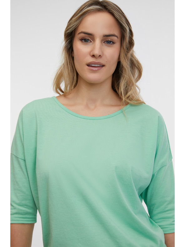 Sam 73 Světle zelené dámské tričko SAM 73 Carlota