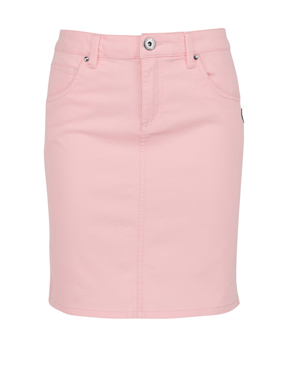 Sam 73 Světle růžová dámská džínová sukně SAM 73 Belén