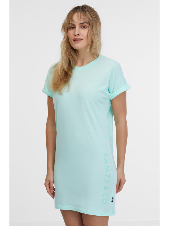 Sam 73 Tyrkysové dámské šaty SAM 73 Dalia