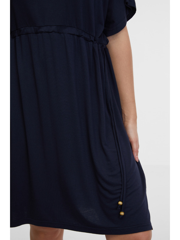 Sam 73 Tmavě modré dámské šaty SAM 73 Leandra