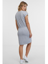 Sam 73 Světle šedé dámské žíhané šaty SAM 73 Esperanza