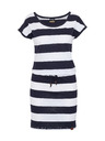 Sam 73 Bílo-modré dámské pruhované šaty SAM 73 Reyna