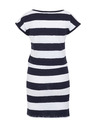 Sam 73 Bílo-modré dámské pruhované šaty SAM 73 Reyna