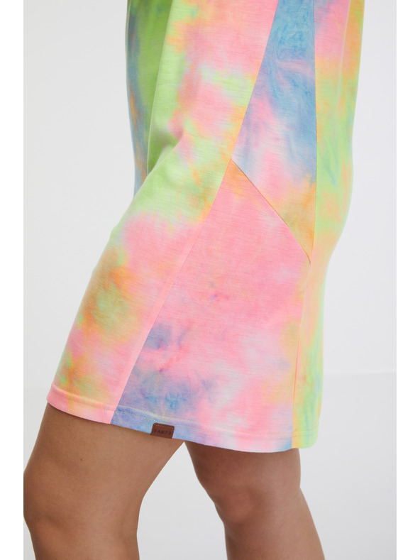 Sam 73 Modro-zelené dámské vzorované šaty SAM 73 Talia