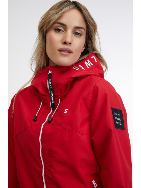 Sam 73 Červená dámská lehká bunda SAM 73 Albina