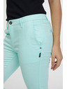 Sam 73 Světle zelené dámské kalhoty SAM 73 Alma