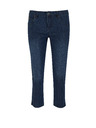 Sam 73 Tmavě modré dámské tříčtvrteční straight fit džíny SAM 73 Antonella