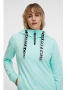 Sam 73 Tyrkysová dámská mikina na zip s kapucí SAM 73 Lisa