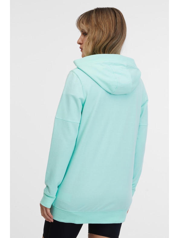 Sam 73 Tyrkysová dámská mikina na zip s kapucí SAM 73 Lisa