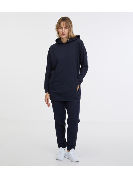 Sam 73 Tmavě modrá dámská prodloužená mikina SAM 73 Lola