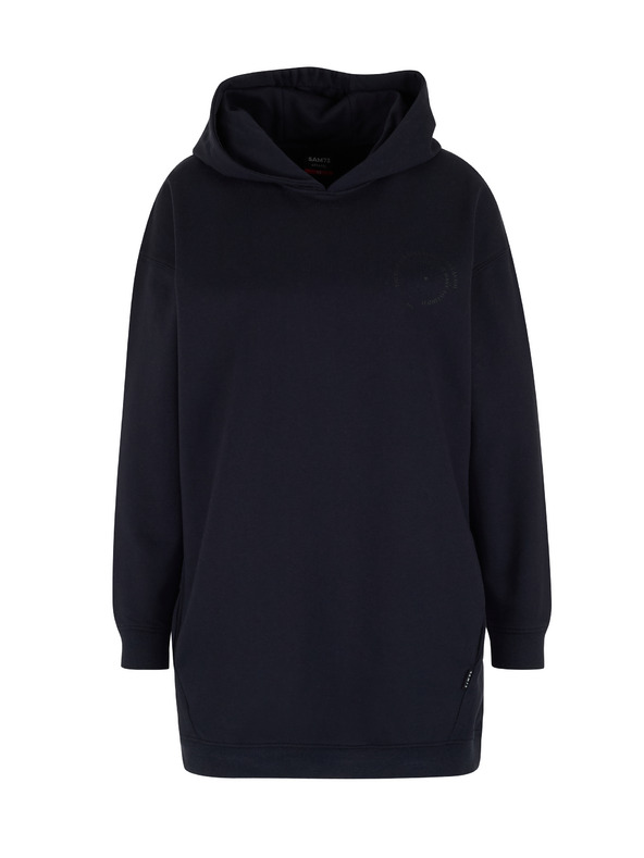 Sam 73 Tmavě modrá dámská prodloužená mikina SAM 73 Lola