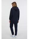 Sam 73 Tmavě modrá dámská prodloužená mikina SAM 73 Lola