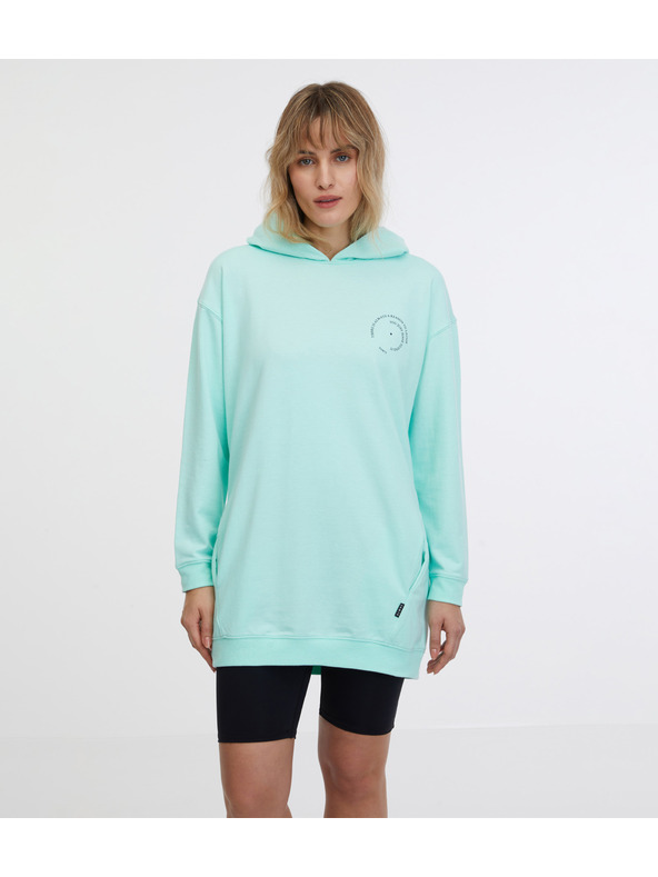 Sam 73 Tyrkysová dámská prodloužená mikina SAM 73 Lola
