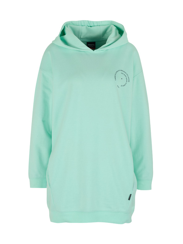 Sam 73 Tyrkysová dámská prodloužená mikina SAM 73 Lola