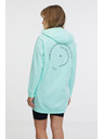 Sam 73 Tyrkysová dámská prodloužená mikina SAM 73 Lola