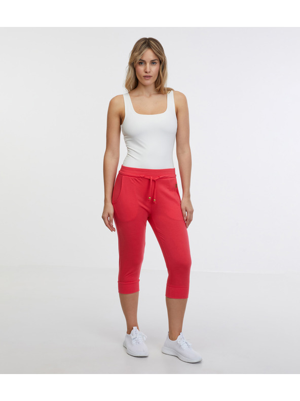 Sam 73 Korálové dámské tříčtvrteční tepláky SAM 73 Camila