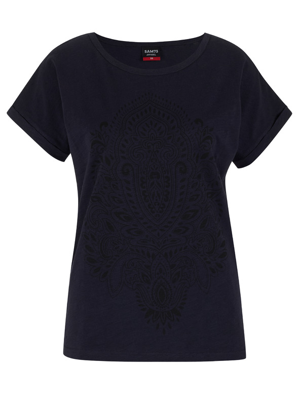 Sam 73 Tmavě modré dámské tričko SAM 73 Nazarena