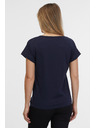 Sam 73 Tmavě modré dámské tričko SAM 73 Nazarena