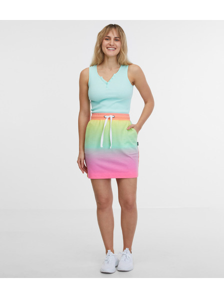 Sam 73 Zeleno-růžová dámská sukně SAM 73 Hermosa