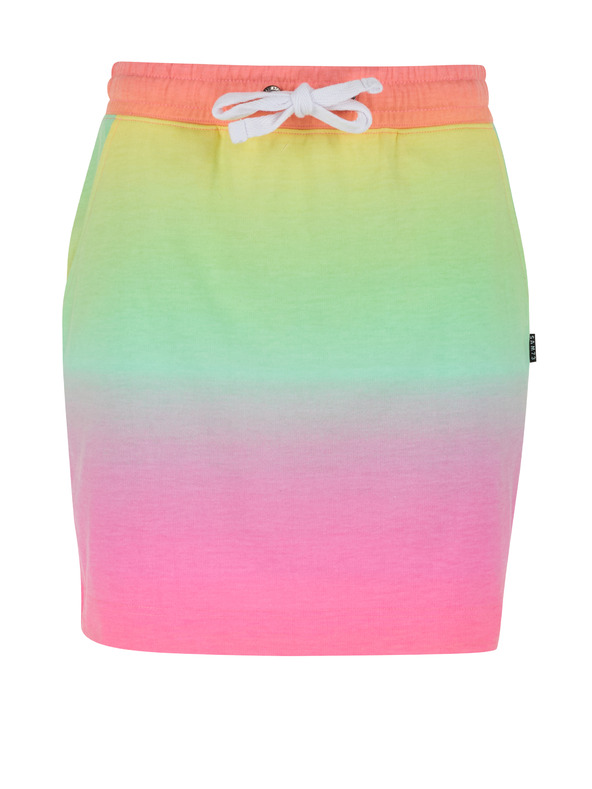 Sam 73 Zeleno-růžová dámská sukně SAM 73 Hermosa