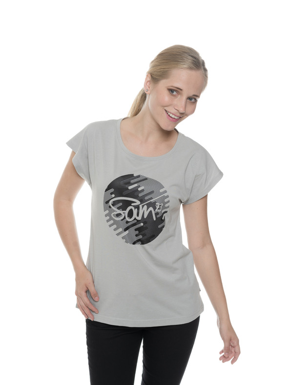 Sam 73 Šedé dámské tričko s potiskem SAM 73