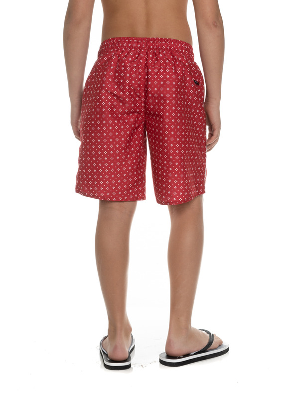 Sam 73 Červené klučičí vzorované plavky SAM 73