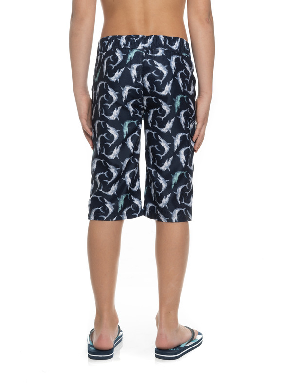 Sam 73 Tmavě modré klučičí vzorované plavky SAM 73