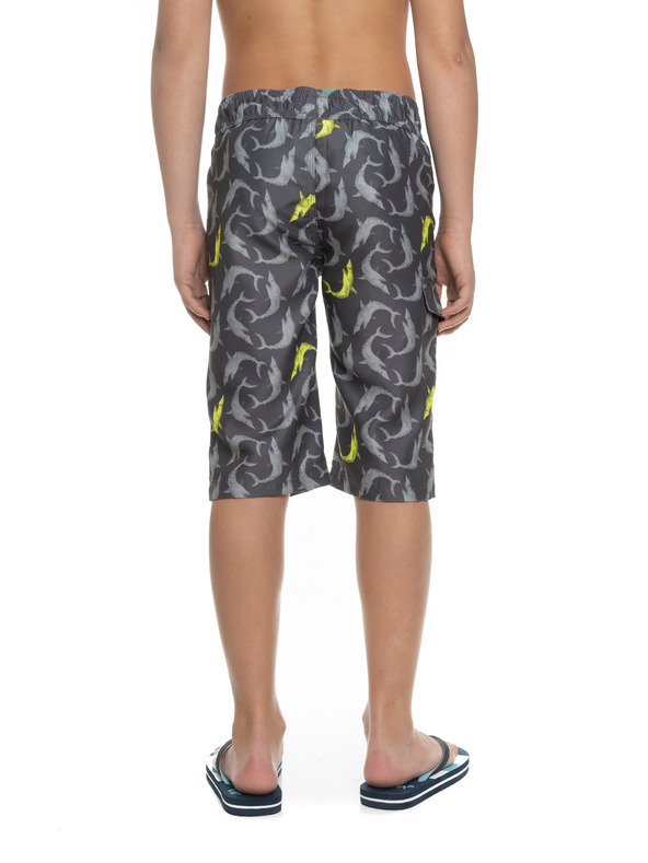 Sam 73 Šedé klučičí vzorované plavky SAM 73