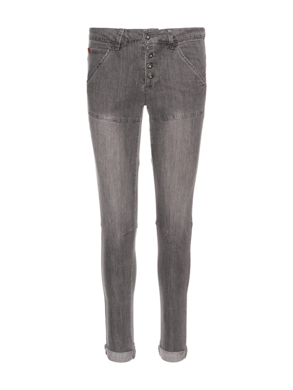 Sam 73 Tmavě šedé dámské slim fit džíny SAM 73